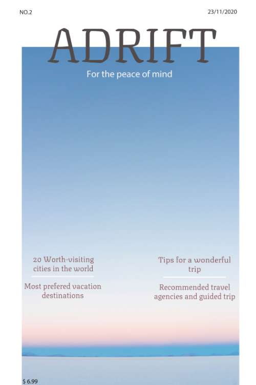 Magazine cover