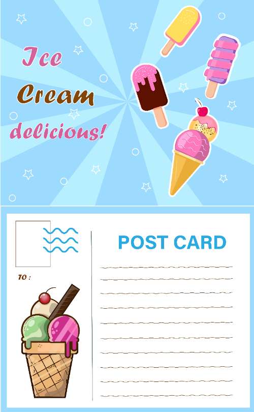 POST CARD FOOD
