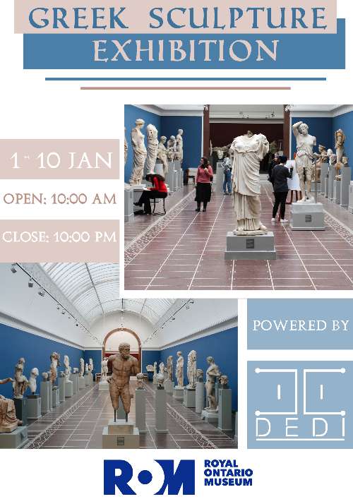 Poster Greek Sculpture Exhibition