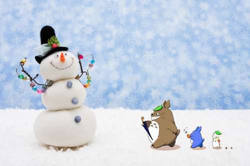 BTVN 1 Snowman + Totoro