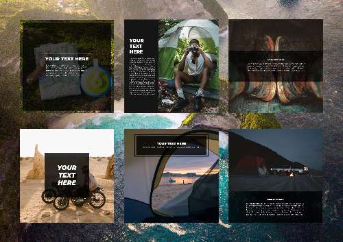 bộ Layout du lịch 