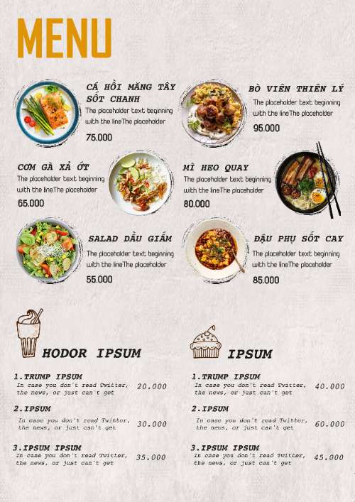 5 TRANG LAYOUT VÀ 1 MENU