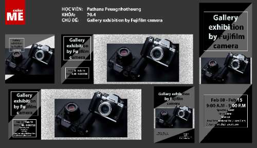 Gallery exhibition by FujiFilm camera