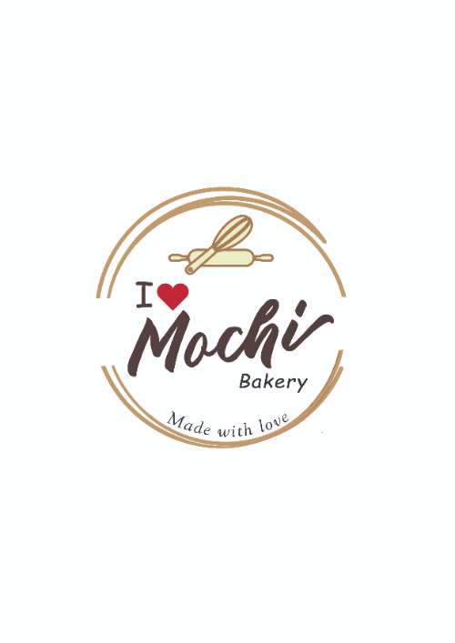 Logo cửa hàng bánh Mochi