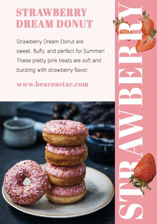 strawberry donnut