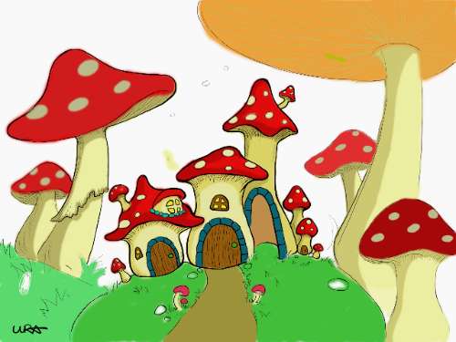 Mushroom house
