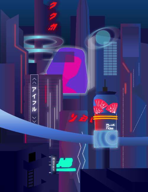 futuristic city