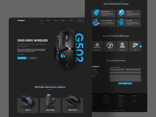 Teachgear Landing Page