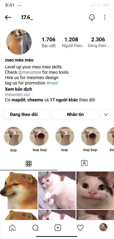 Instagram buổi 1 - Trang My