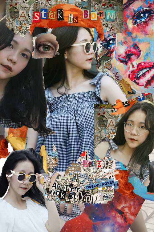 collage art - kim ngan 