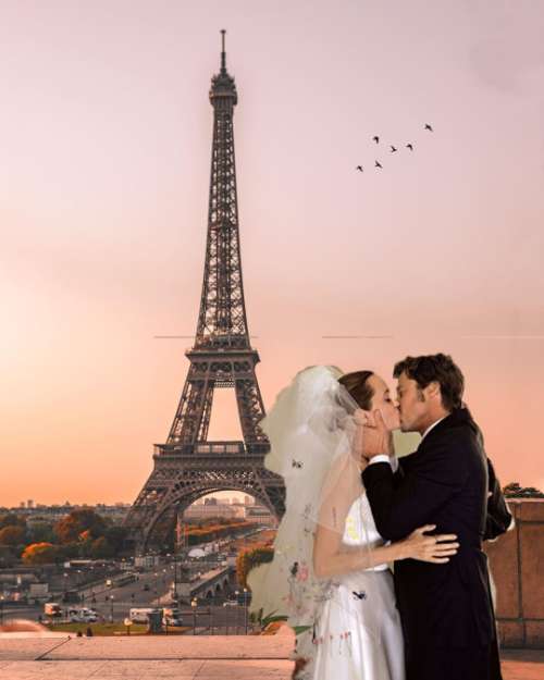 TINY WEDDING - COLLAGE ART