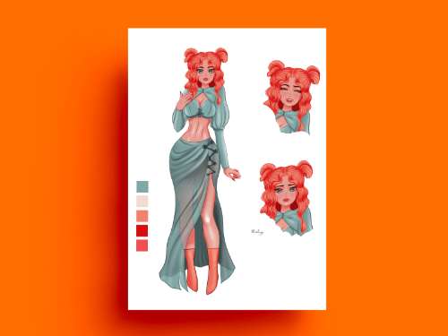 Charming Lady (Character Design)