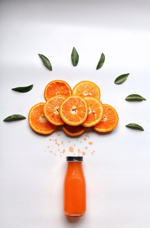 Bài tập flatlay của Thương