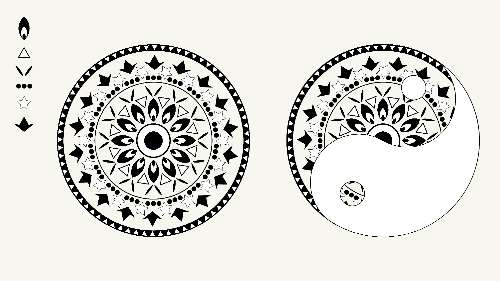 Mandala + shape builder