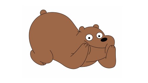 Using pentool to draw a bear