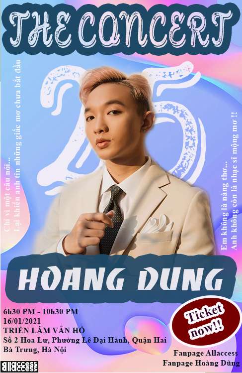 Poster show âm nhạc