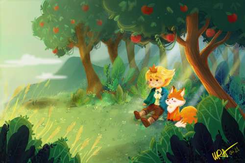 Le petit Prince- Prince& The fox. 