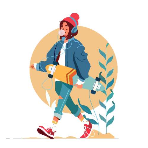 BTVN b2 - Vẽ các hình dạng flat illustration