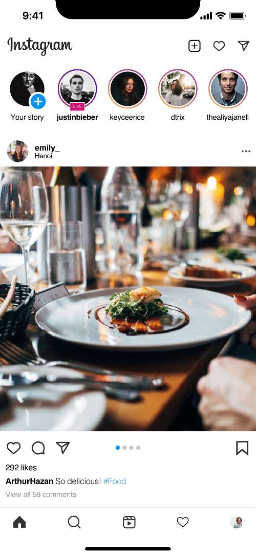 Mockup Instagram