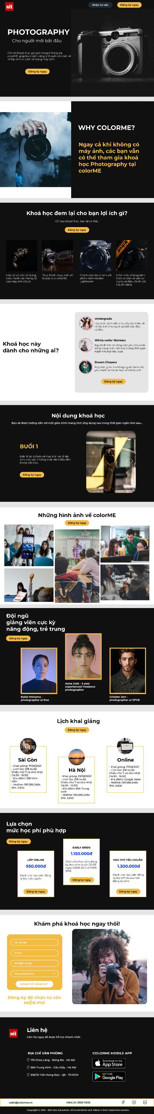 Landing Page | Education Category