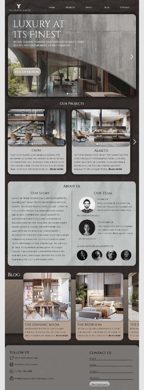 Design landingpage