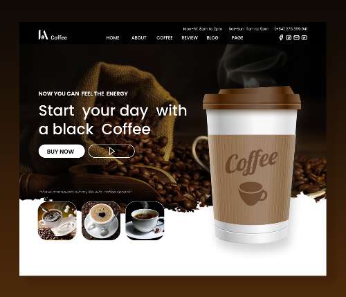Hero Landing page