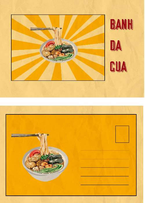Postcard Food
