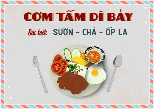 Postcard - Cơm tấm