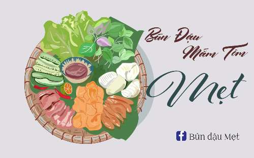 Bún đậu mắn tôm 