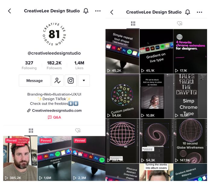 6 kênh TikTok về thiết kế, quay dựng dành cho Gen Z