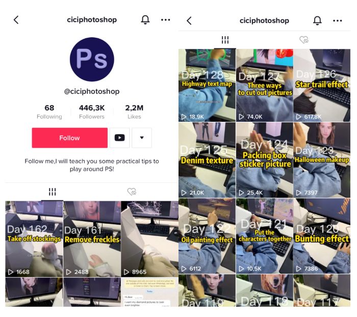 6 kênh TikTok về thiết kế, quay dựng dành cho Gen Z