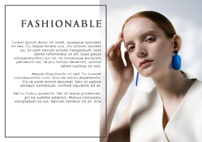fashion layout