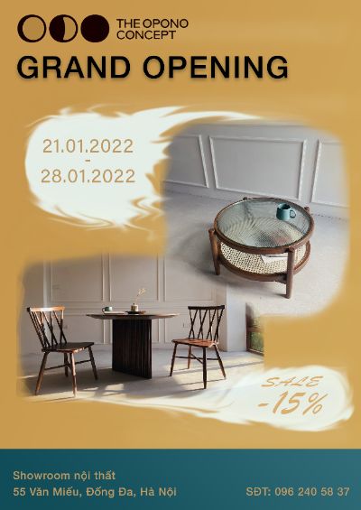 Grand Opening Showroom noi that