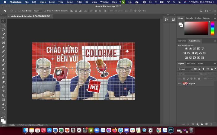 Thước trong Photoshop không phải là công cụ duy nhất để căn tỷ lệ đâu nha.