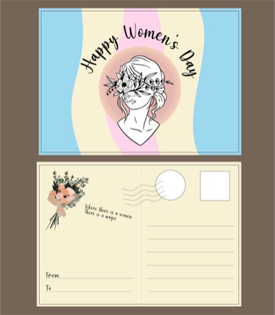 Postcard Women's day _ Midterm Test