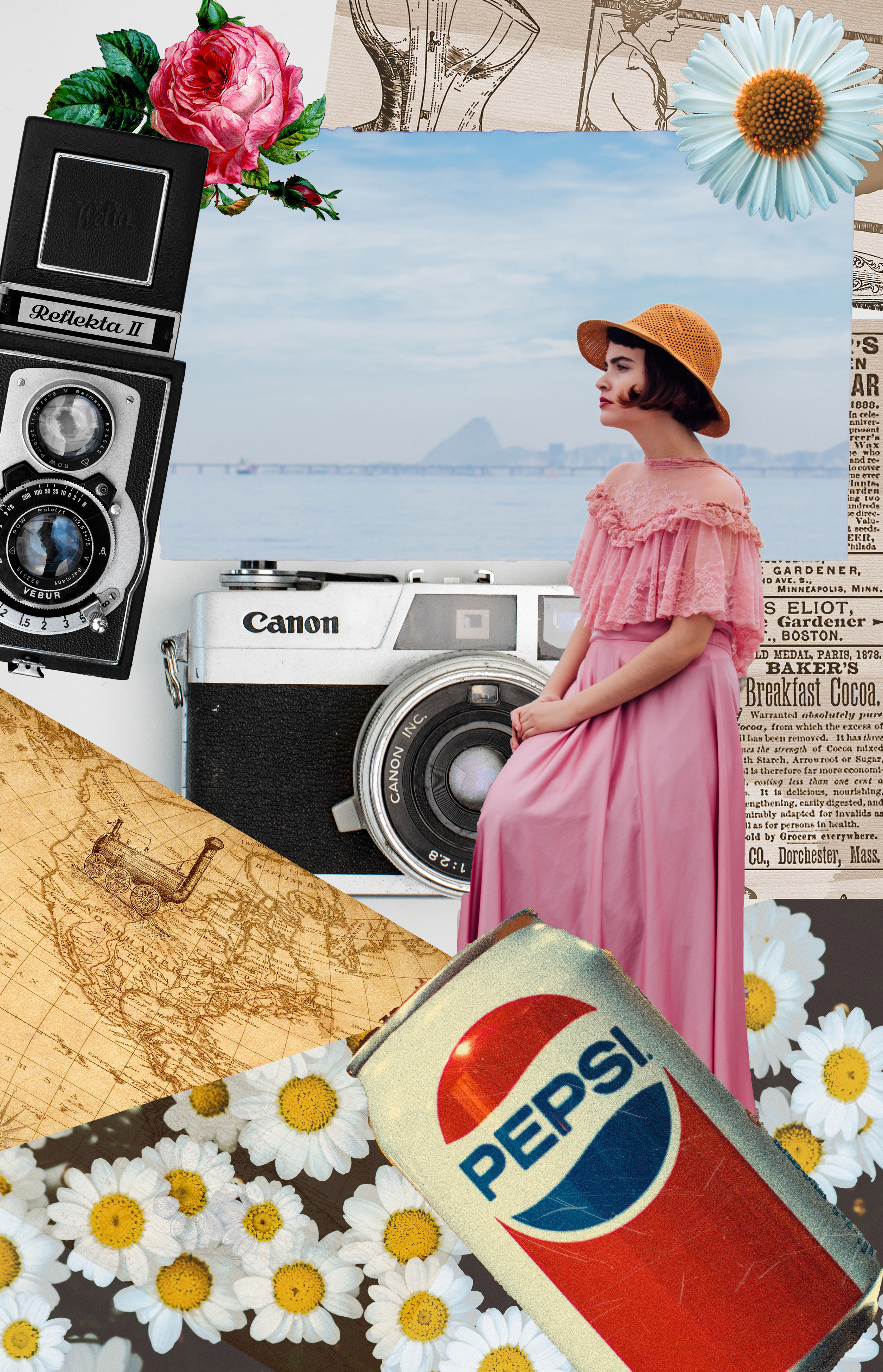 BT1: collage art