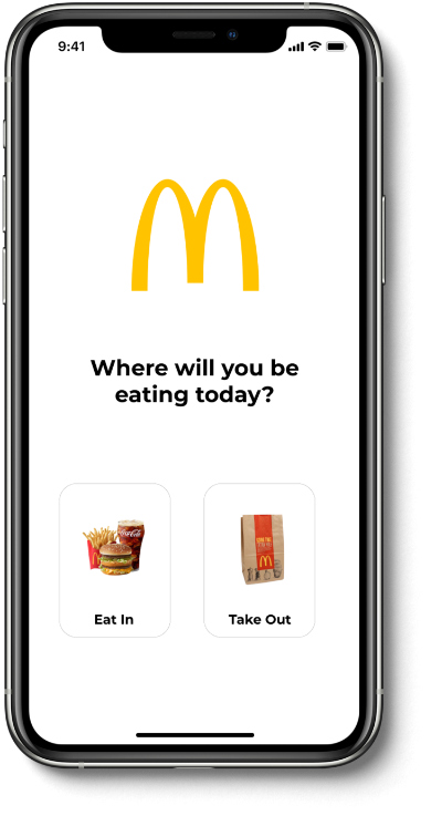 McDonald app.