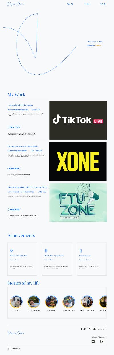 landing page