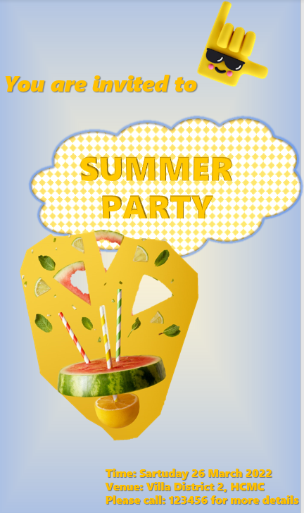 Poster Design - Summer Party
