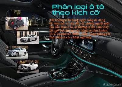 Phân loại ô tô theo kích cỡ