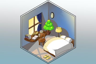 ngoi nha isometric