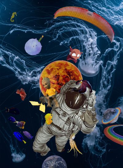 CollageArt - DiveintoUniverse