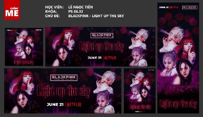 Mockup Cuối kì: BlackPink - Light up the sky