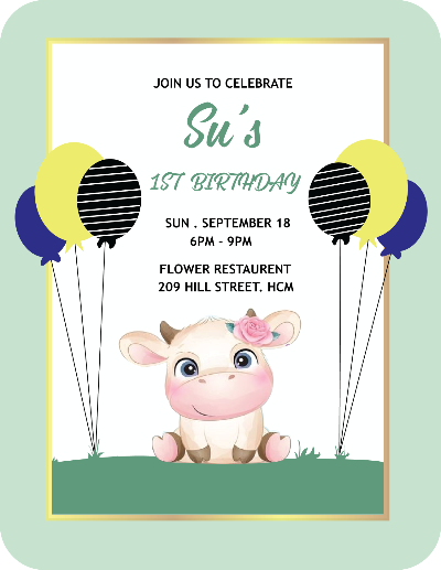 Birthday invitation
