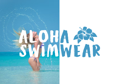 HW4 presentation layout for swimwear brand