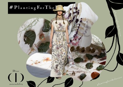 Collage art x Dior