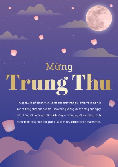 Thiệp Mừng Trung thu
