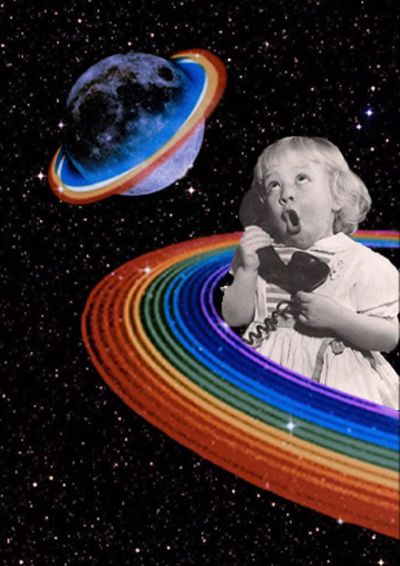 Rainbow child from outta space