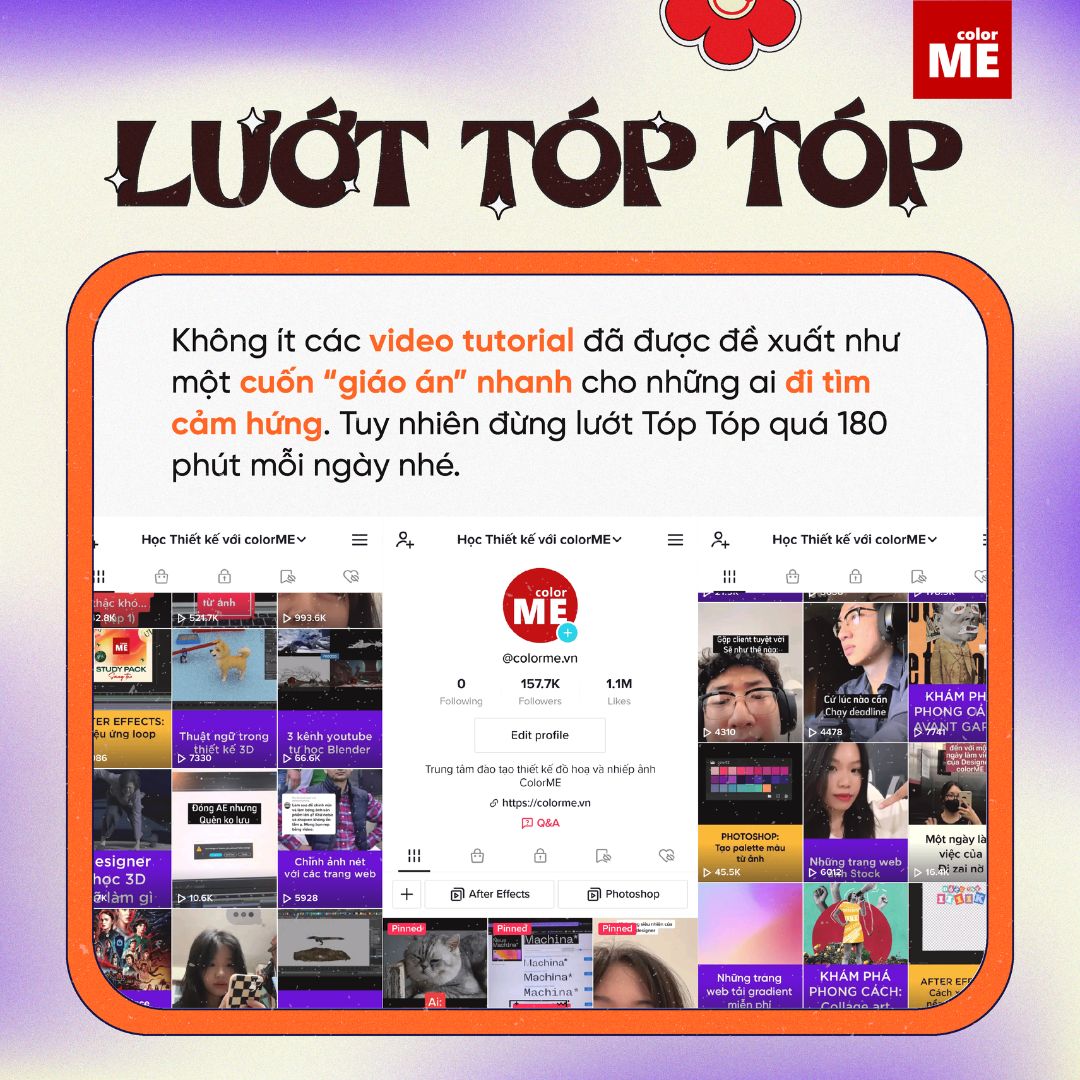 Bạn cần phải để ý kỹ thời lượng sử dụng TikTok của mình nếu coi đây là cách tìm cảm hứng thiết kế