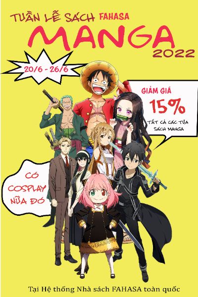 Tuần lễ sách manga FAHASA 2022